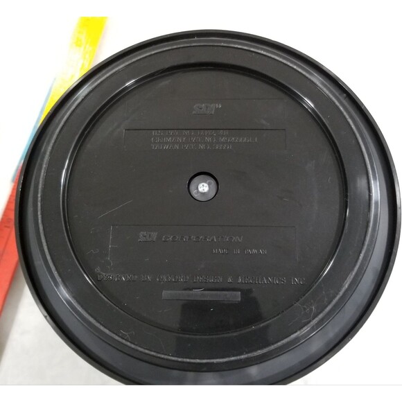 Rotating organizer for desktop supplies or art supplies mfg by SDI vintage black - Picture 9 of 9